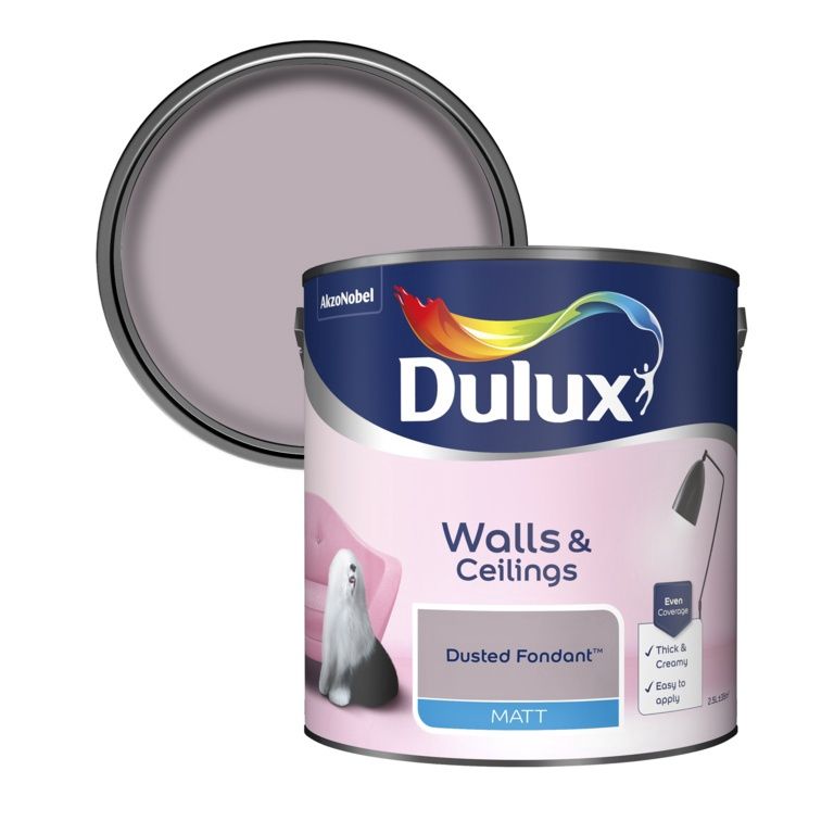 DULUX MATT DUSTED FONDANT 2.5L