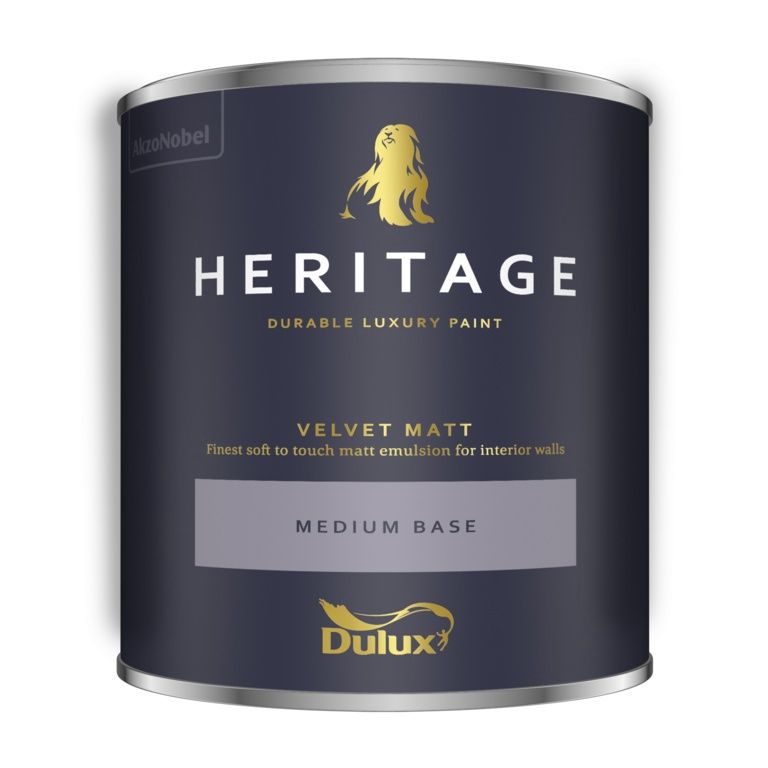 DULUX HERITAGE MATT MEDIUM BASE 1LT
