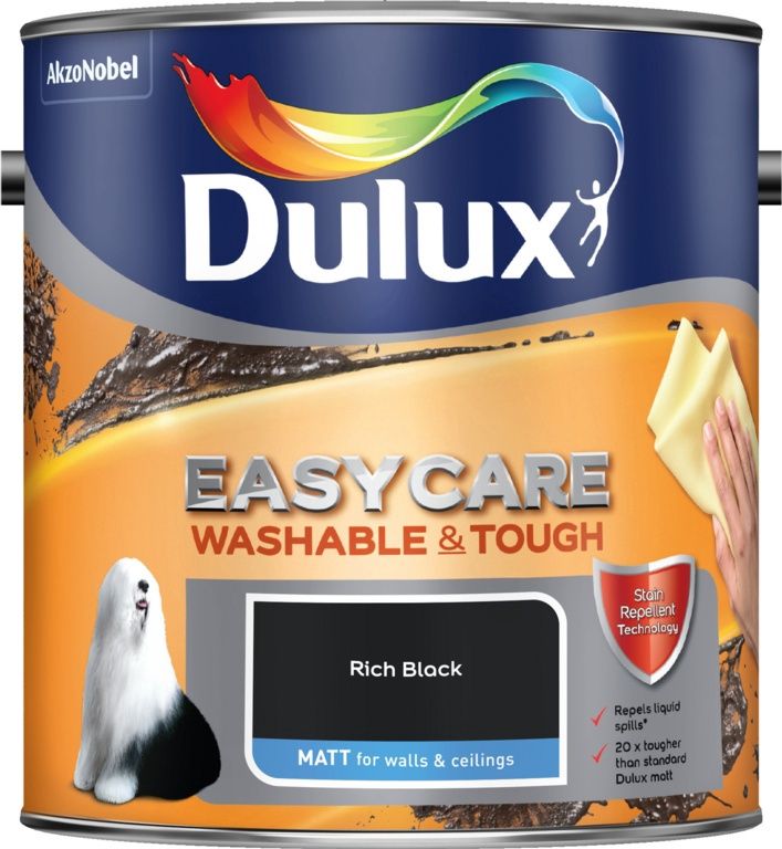 DULUX EASYCARE RICH BLACK 2.5L