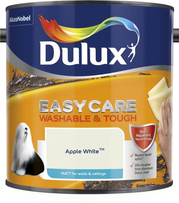 DULUX EASYCARE APPLE WHITE 2.5L