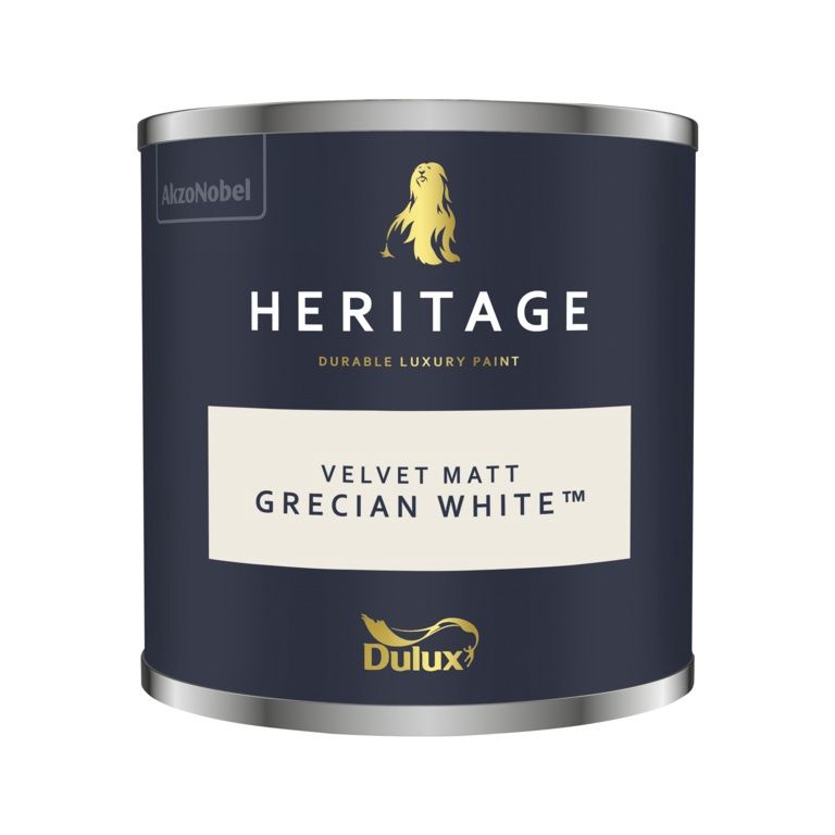 DULUX HERITAGE TESTER GRECIAN WHITE 125ML
