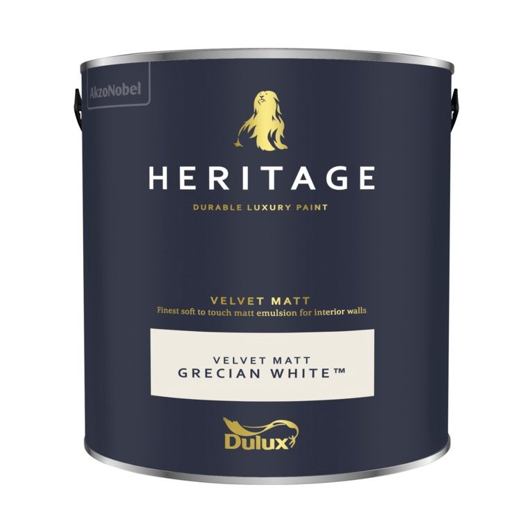 DULUX HERITAGE MATT GRECIAN WHITE 2.5L