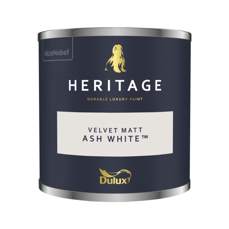 DULUX HERITAGE TESTER ASH WHITE 125ML