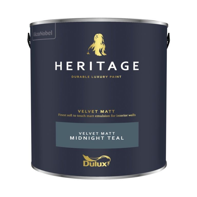 DULUX HERITAGE MATT MIDNIGHT TEAL 2.5L