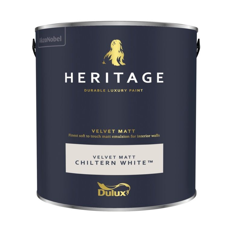 DULUX HERITAGE MATT CHILTERN WHITE 2.5L