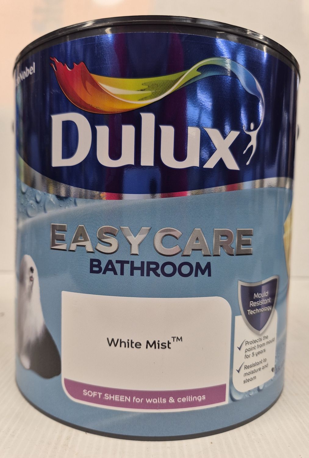 DULUX EASYCARE BATHROOM WHITE MIST 2.5L