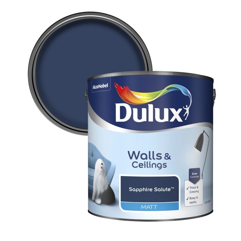 DULUX MATT SAPPHIRE SALUTE 2.5L