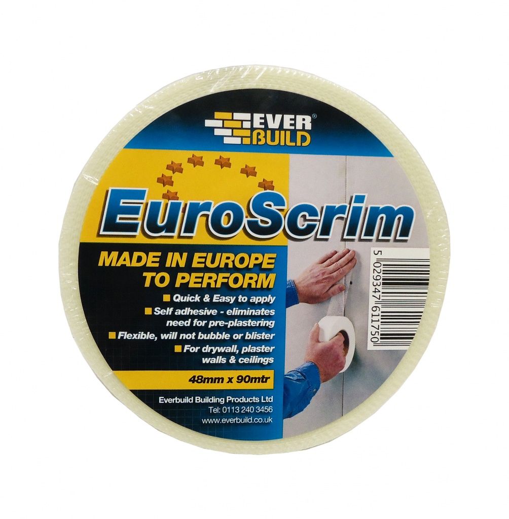 EUROSCRIM PLASTERBOARD TAPE 48MMX90MT