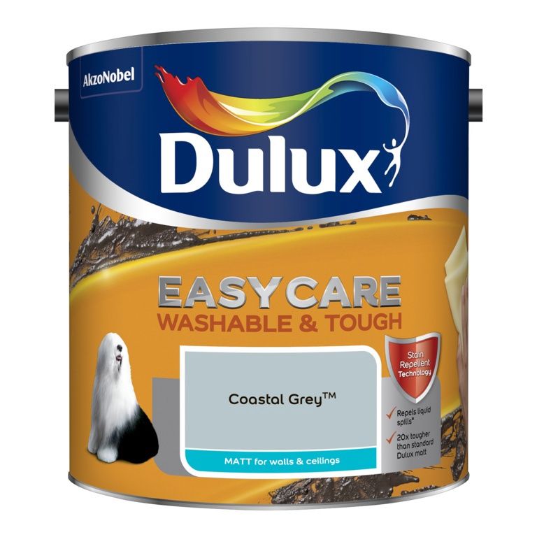 DULUX EASYCARE MATT COASTAL GREY 2.5L