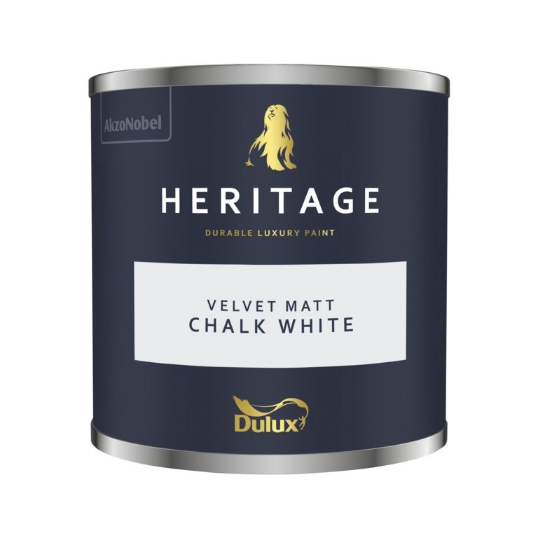 DULUX HERITAGE TESTER CHALK WHITE 125ML