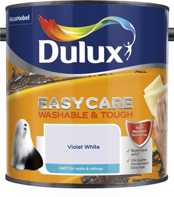 DULUX EASYCARE VIOLET WHITE 2.5L