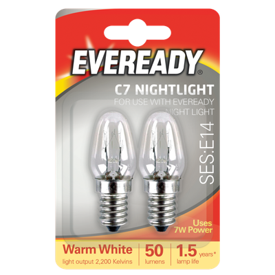 EVEREADY 7W E14 NIGHT LIGHT BULB