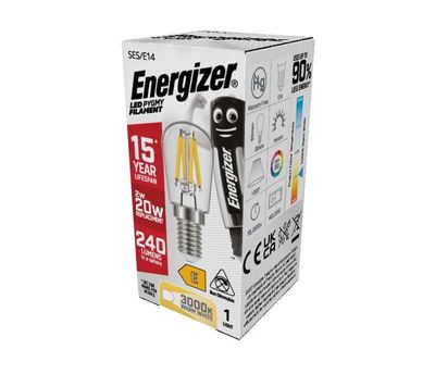 ENERGIZER 2W / 20W SES PYGMY BULB