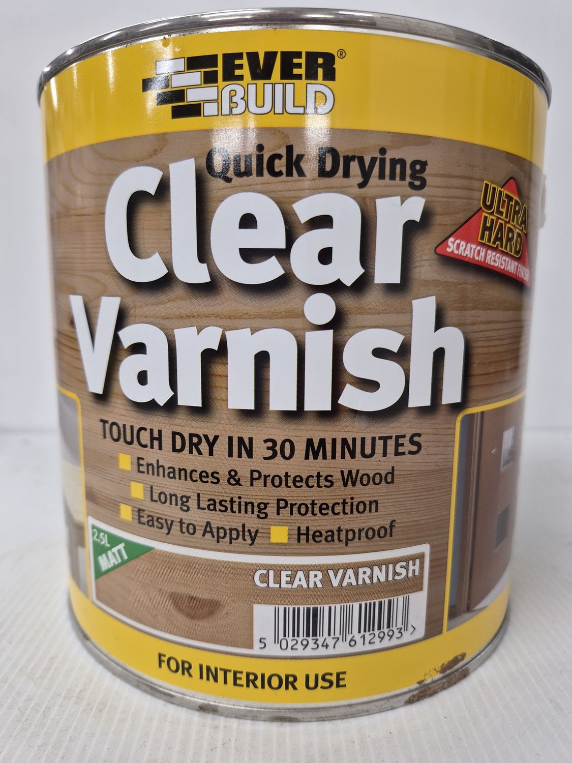 EVERBUILD CLEAR VARNISH MATT 2.5LT