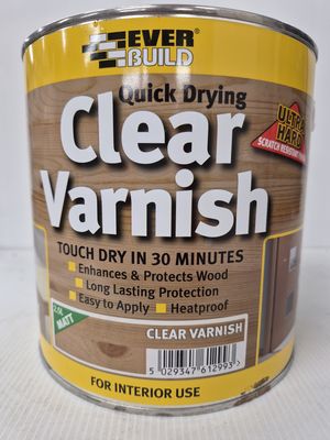 EVERBUILD CLEAR VARNISH MATT 2.5LT