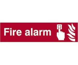 FIRE ALARM SIGN (200 X 50MM)