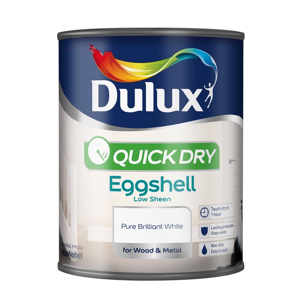 DULUX QD EGGSHELL PBW 750ML