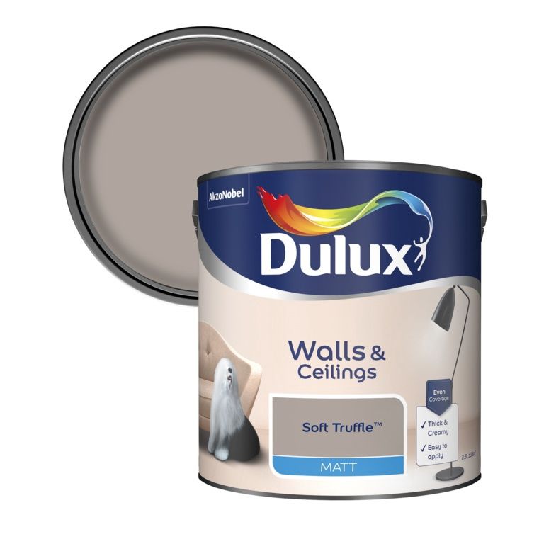 DULUX MATT SOFT TRUFFLE 2.5LT