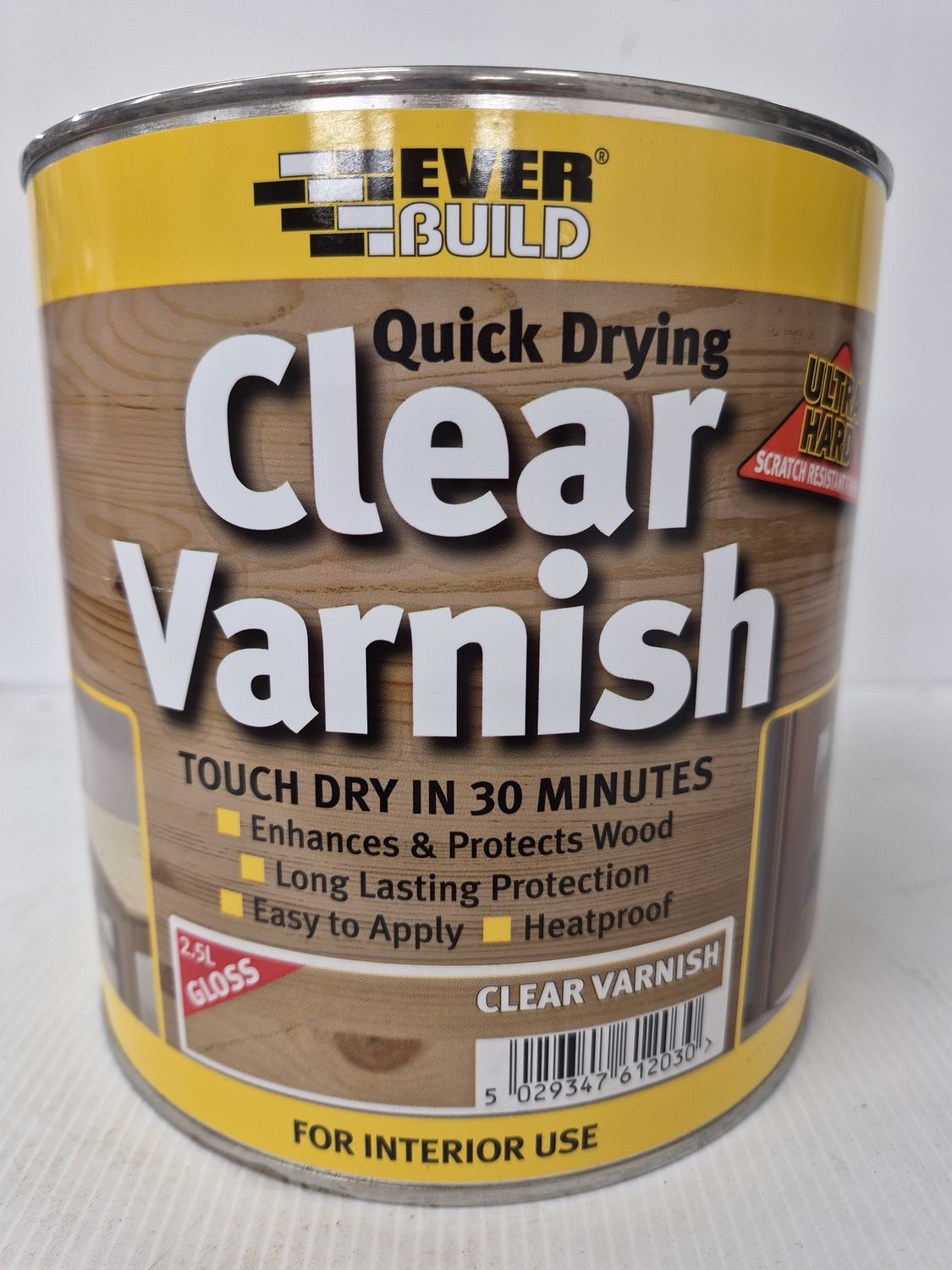 EVERBUILD CLEAR VARNISH GLOSS 2.5LT