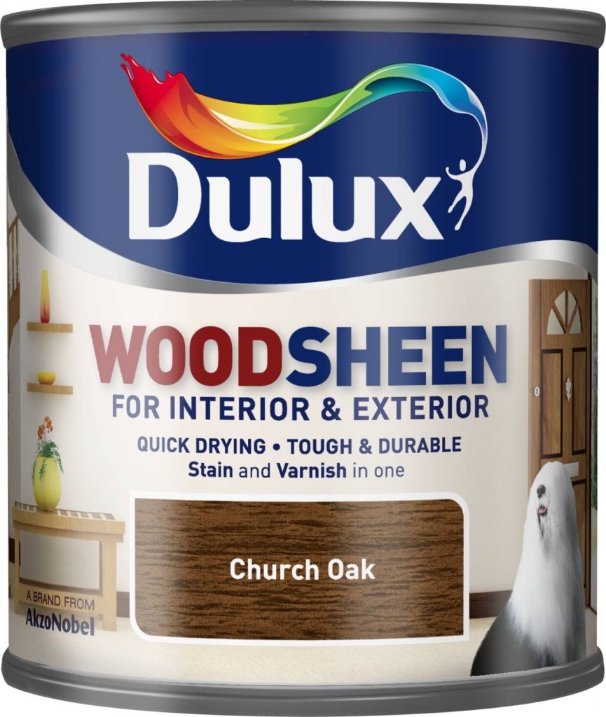 DULUX WOODSHEEN CHURCH OAK 250ML