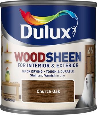 DULUX WOODSHEEN CHURCH OAK 250ML