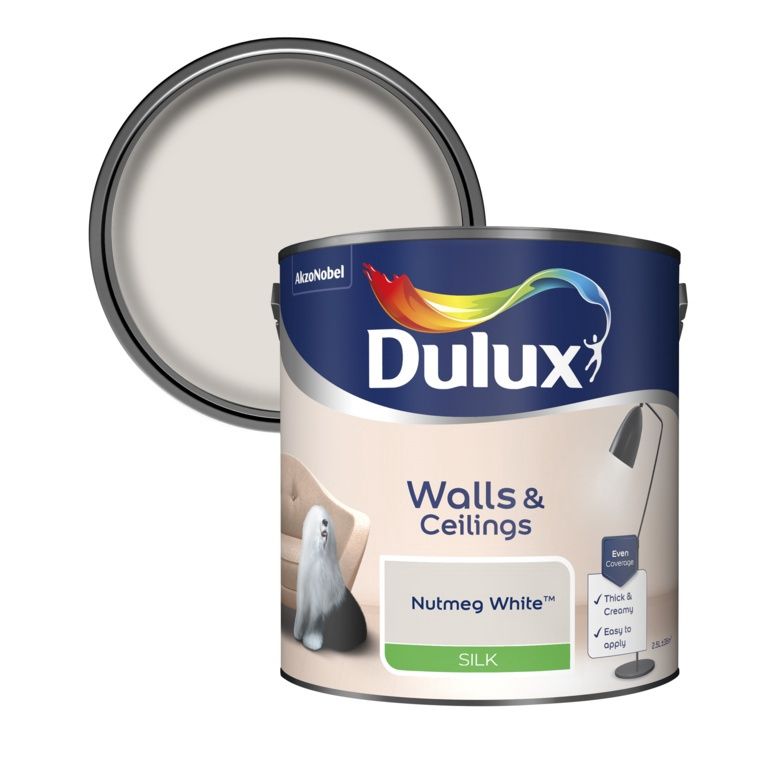 DULUX SILK NUTMEG WHITE 2.5LT