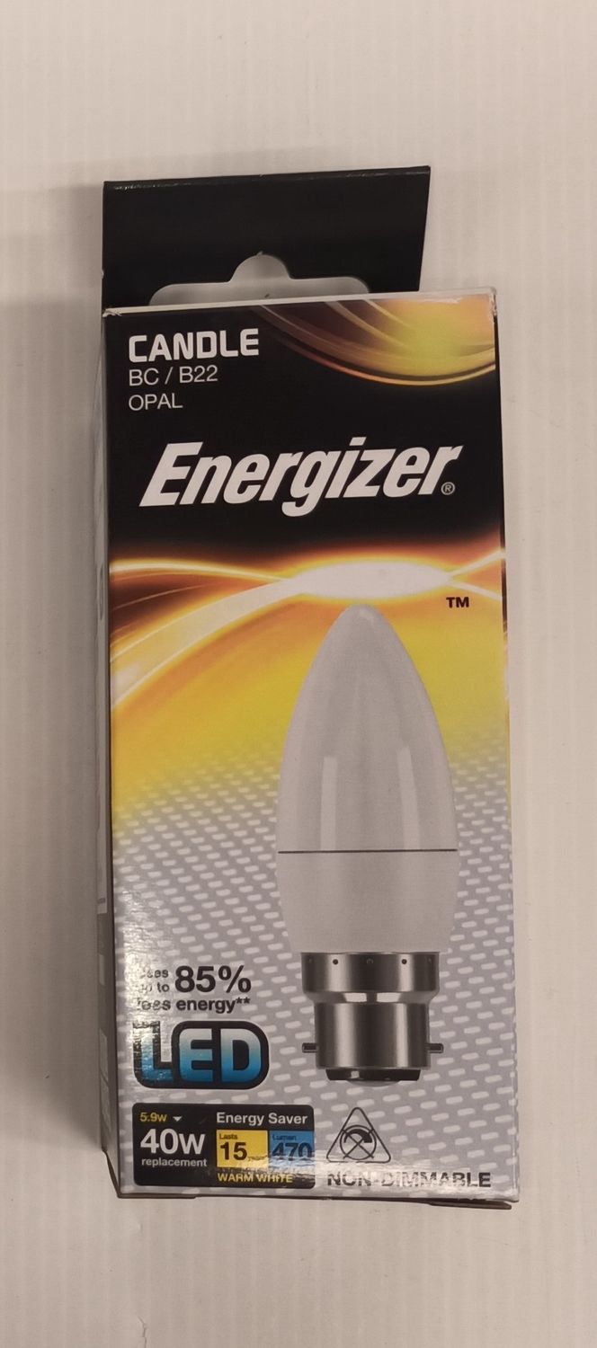 ENERGIZER CANDLE BC 40WATT LED BULB