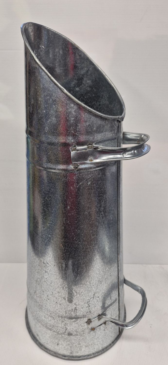 Galvanised Coal Hod Scuttle