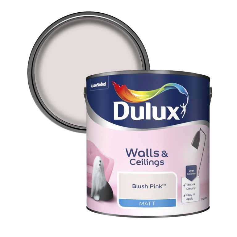 DULUX MATT BLUSH PINK 2.5L