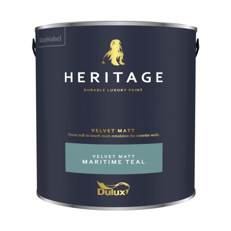 DULUX HERITAGE MATT MARITIME TEAL 2.5L