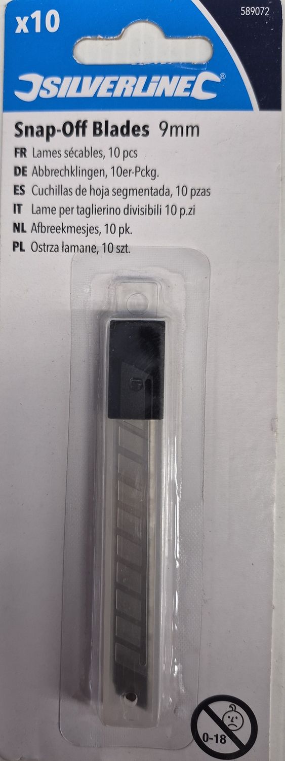 9MM SNAP-OFF BLADES 10PK