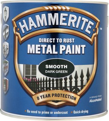 HAMMERITE SMOOTH DARK GREEN 250ML