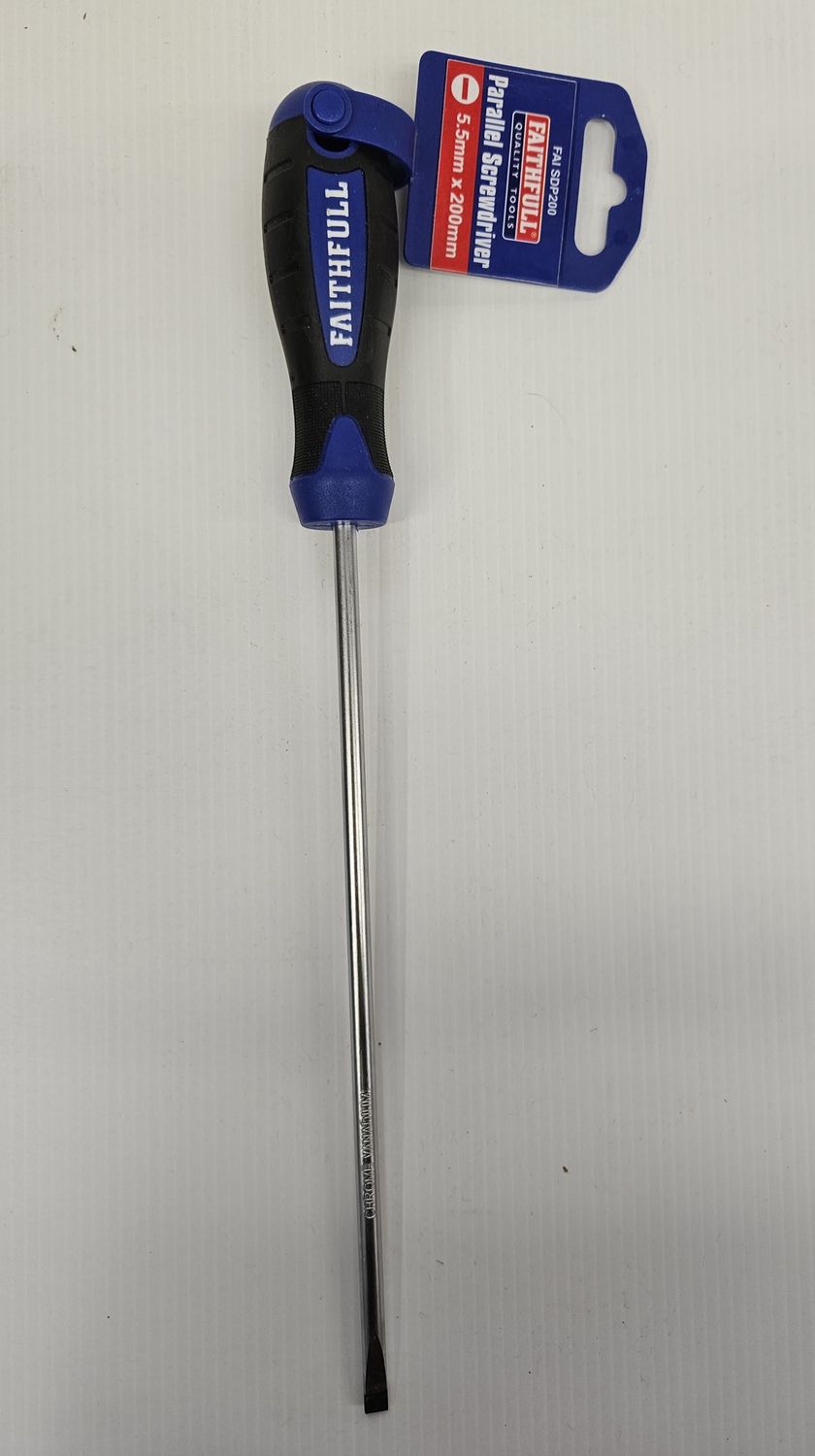 FAITHFULL 5.5X200MM PARALLEL SCREWDRIVER