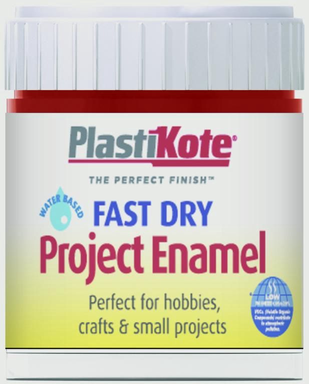 FAST DRY ENAMEL METALLIC RED B25 BRUSH ON 59ML