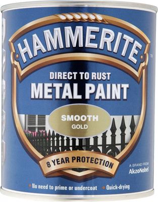 HAMMERITE SMOOTH GOLD 750ML