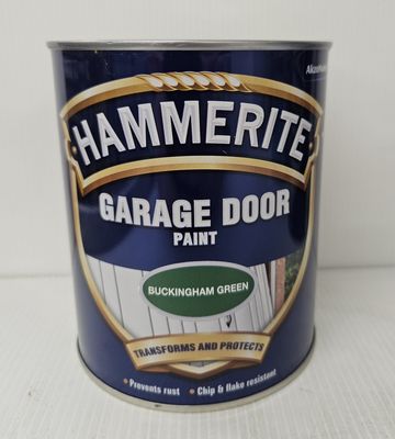 HAMMERITE GARAGE DOOR PAINT BUCKINGHAM GREEN 750ML