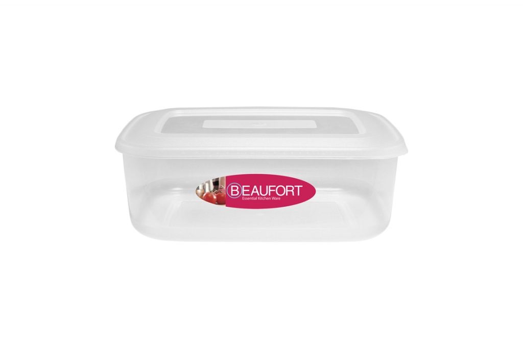 FOOD CONTAINER RECTANGLE CLEAR 4.5L