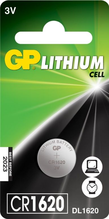 GP CR1620 LITHIUM BATTERY