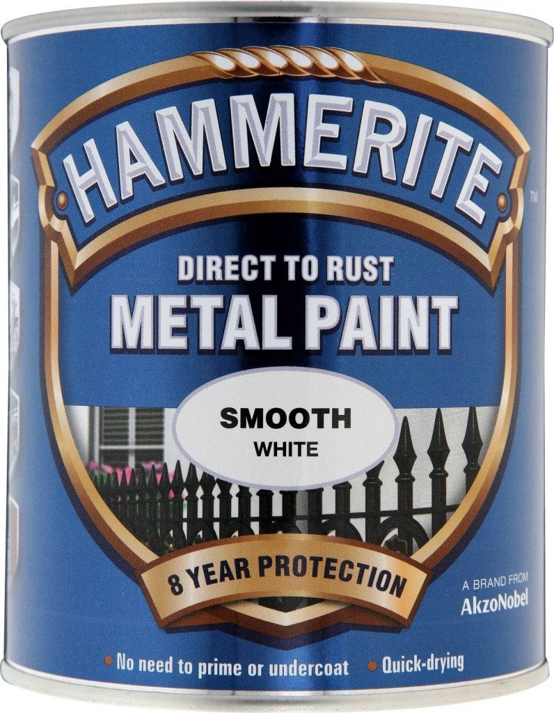 HAMMERITE SMOOTH WHITE 750ML