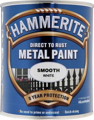 HAMMERITE SMOOTH WHITE 750ML