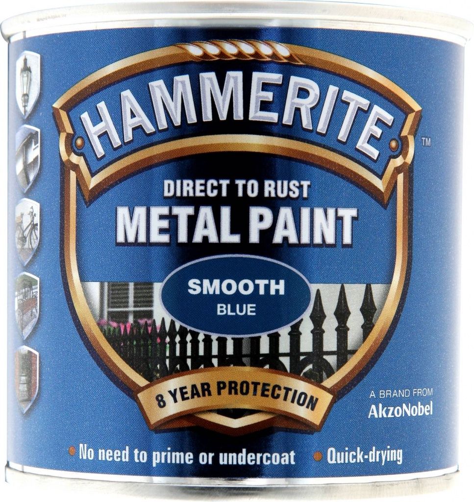 HAMMERITE SMOOTH BLUE 250ML