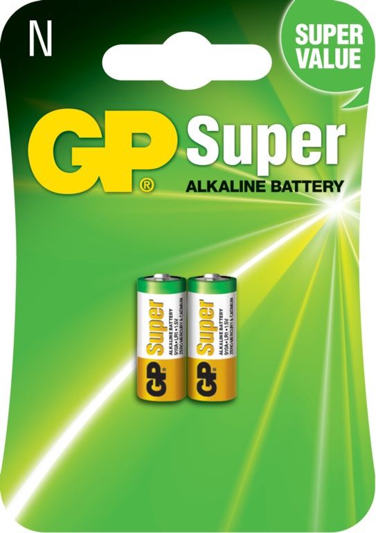GP LR1 ALKALINE BATTERY 2 PACK