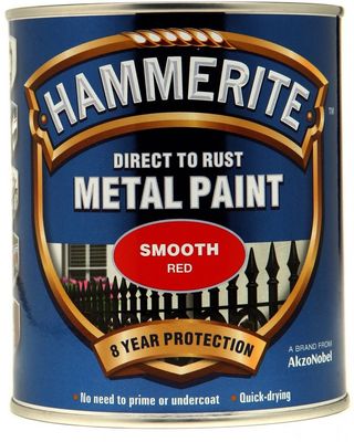 HAMMERITE SMOOTH RED 750ML