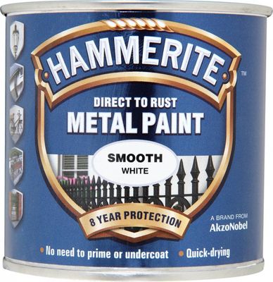 HAMMERITE SMOOTH WHITE 250ML
