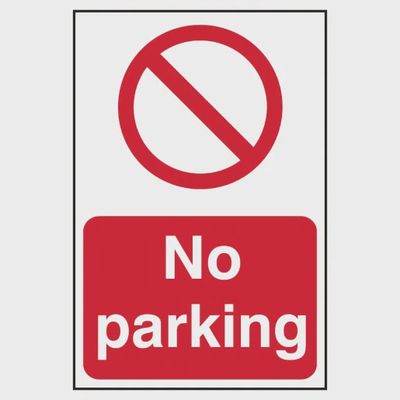 NO PARKING SIGN