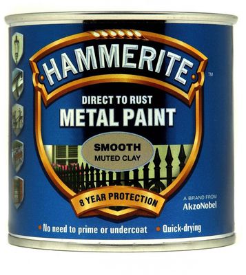 HAMMERITE SMOOTH MUTED CLAY 250ML