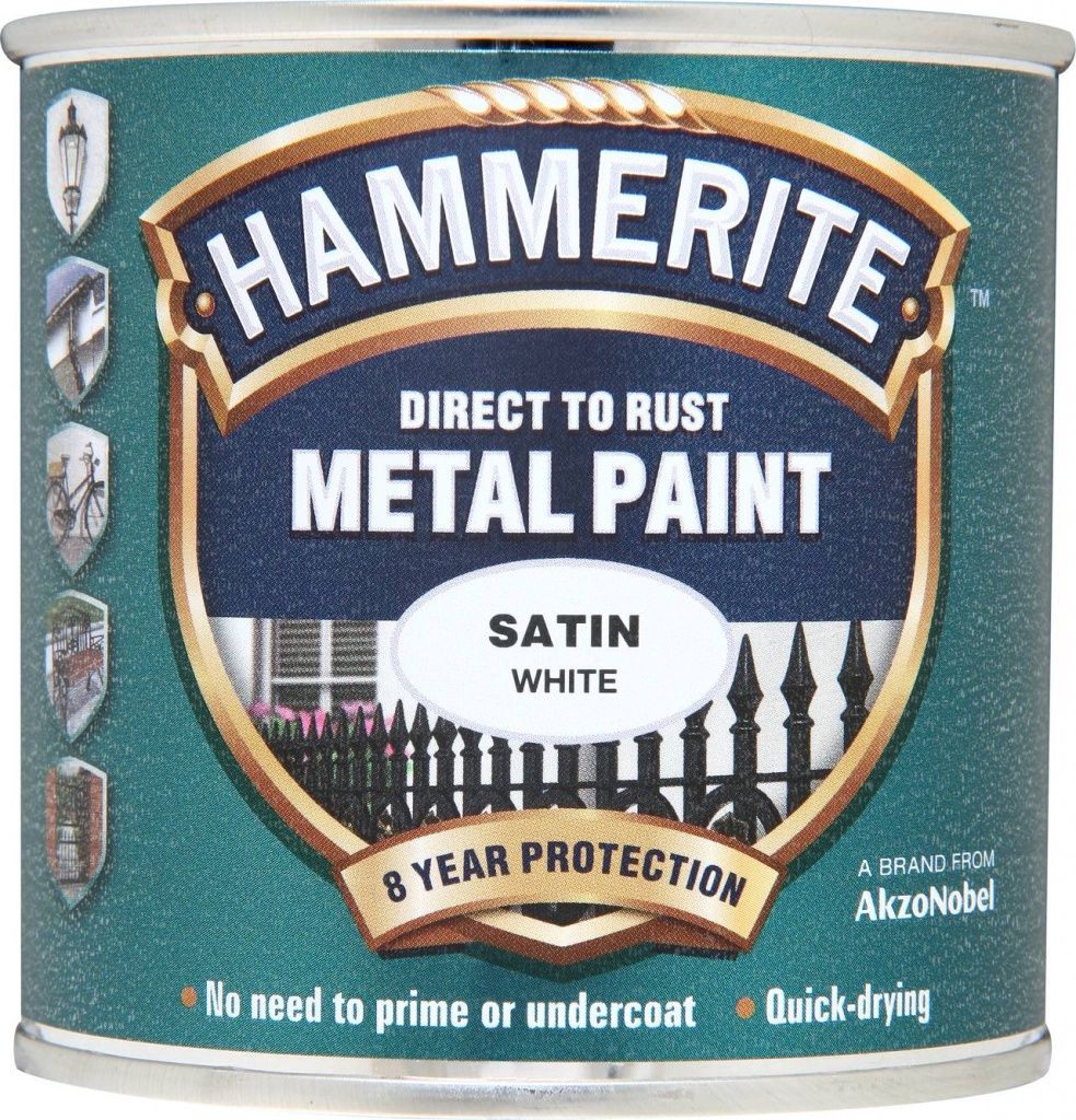HAMMERITE SATIN WHITE 250ML