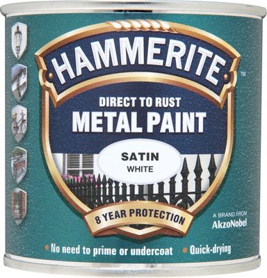 HAMMERITE SATIN WHITE 250ML