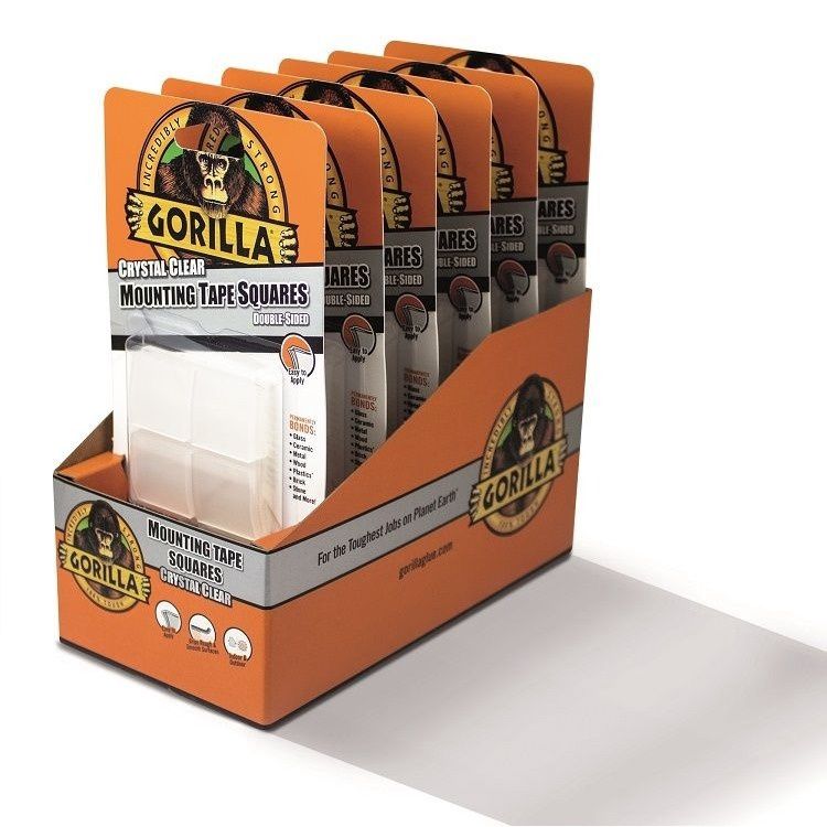 GORILLA MOUNTING TAPE SQUARES