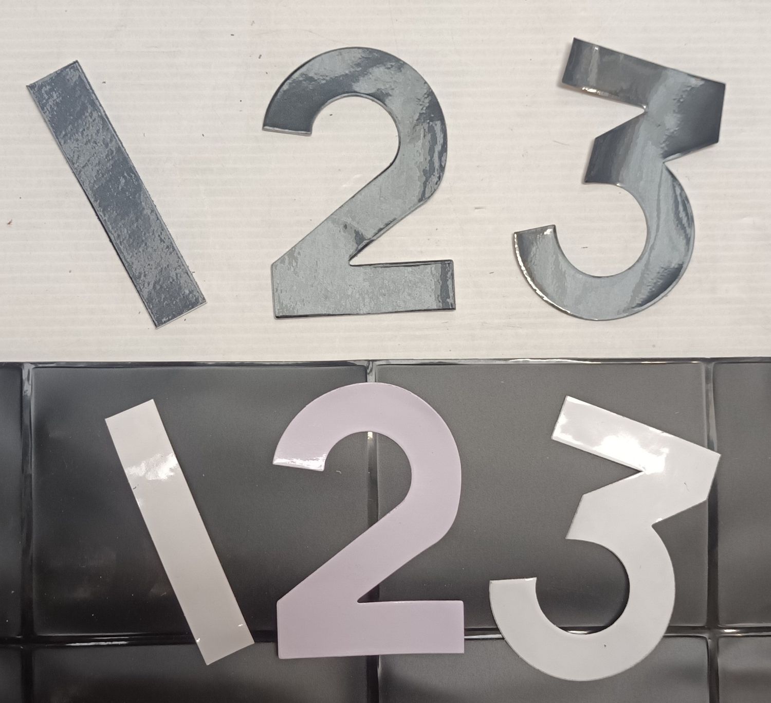 LETTERS &amp; NUMBERS 80MM SELF ADHESIVE